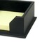 Dacasso Classic Black Leather 3" x 3" Note Holder AG-1075 - alternate 2
